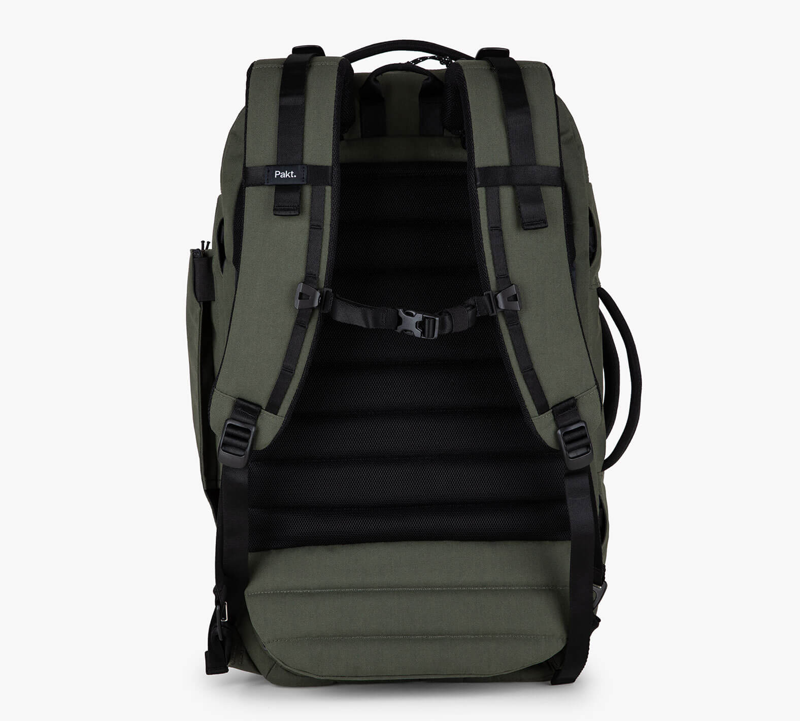 Green travel backpack