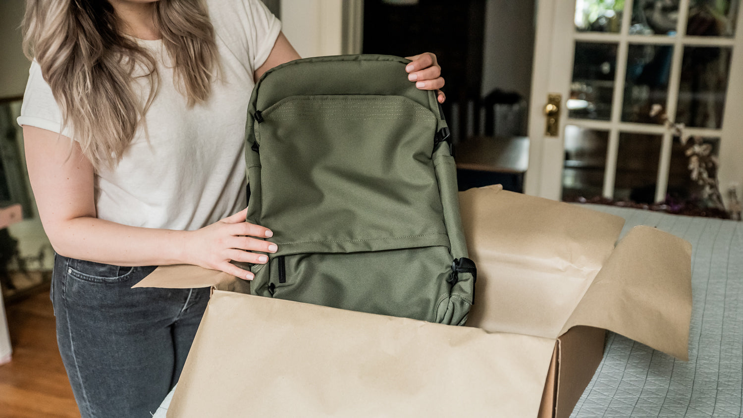 The Travel Backpack’s Plastic-Free Packaging