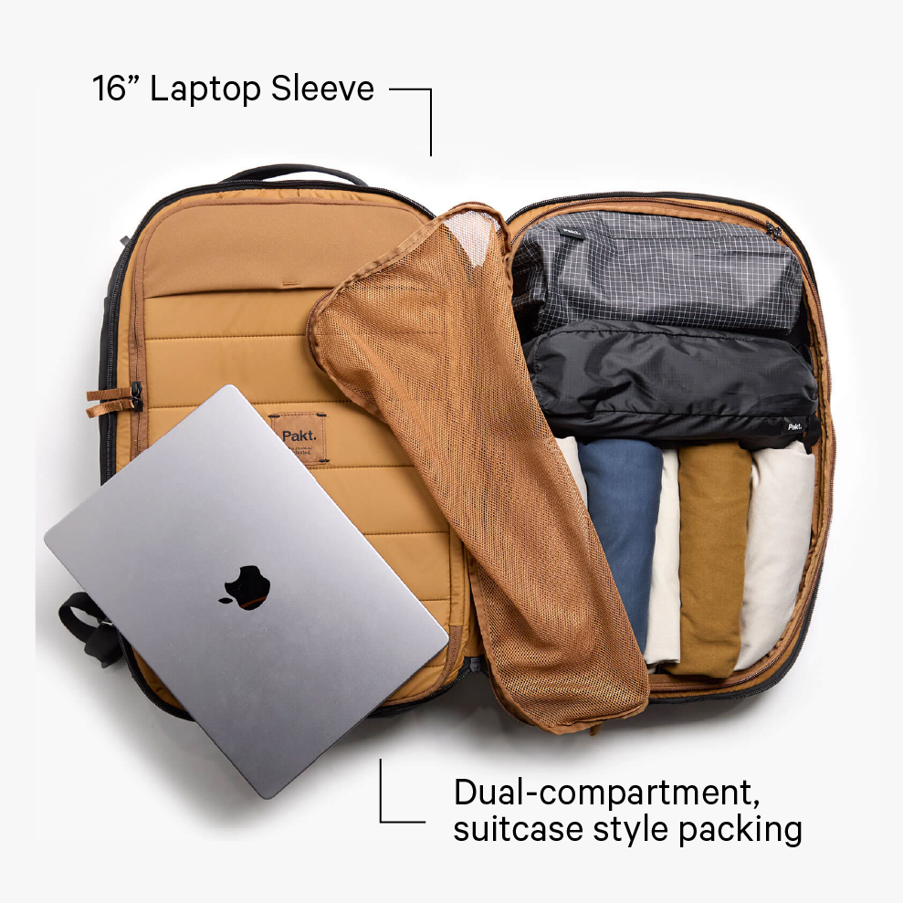 Pakt One Travel Backpack