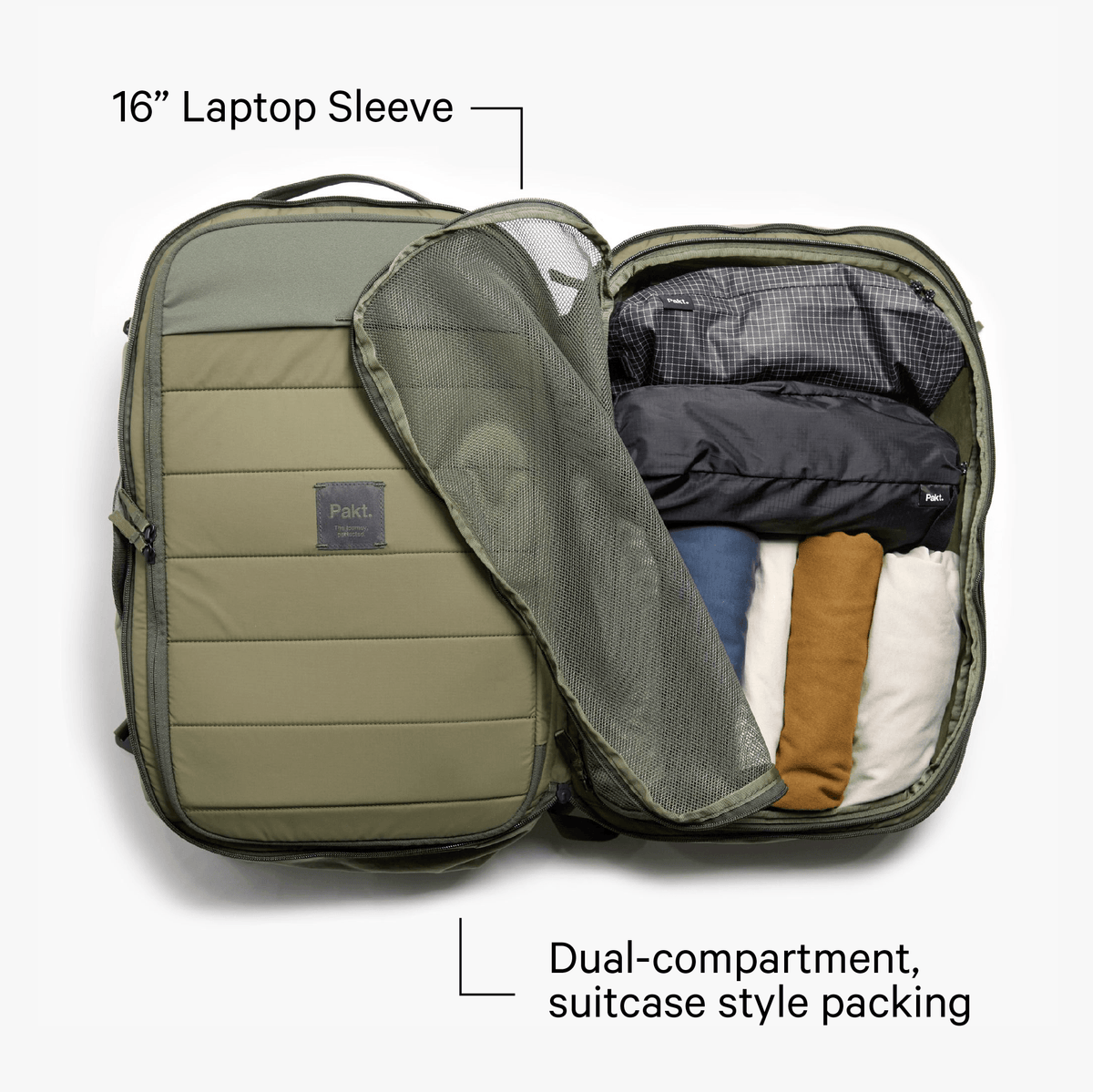 Pakt One Travel Backpack