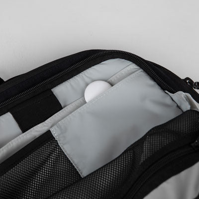 Interior of white Sling Pack