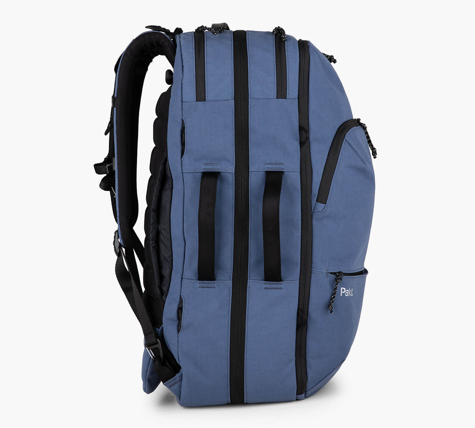 Blue travel backpack