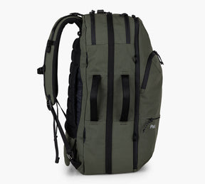 Green travel backpack