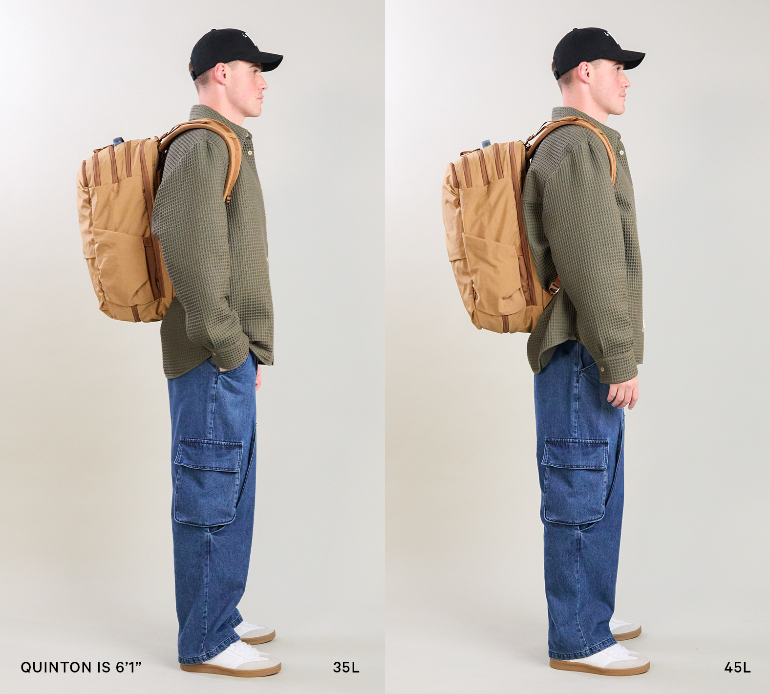 Pakt One Travel Backpack Mojave / 45L+