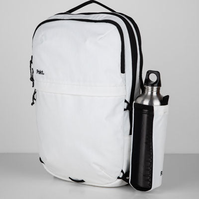 White Everyday 15 L Bag with Water bottle container