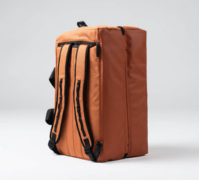 The 50L bag with backpack straps
